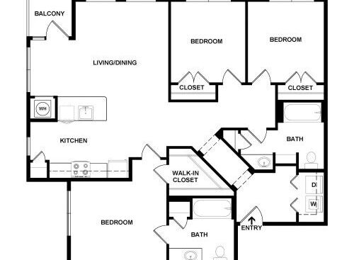 The Studio at Thinkeast - C160 - 3 bed - 2 bath - 1265 sf