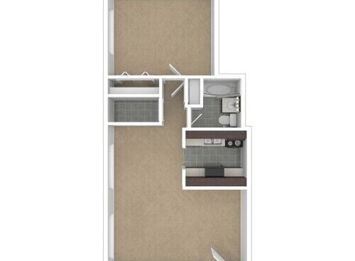 The Milano - Da Vinci - 1 bed - 1 bath - 660 sf