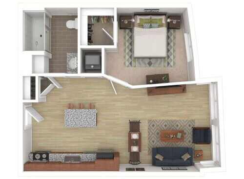 Oakland - 1 Bed, 1 Bath