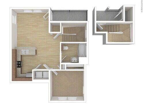 Oak Park 4 - One Bedroom, One Bath - 1 bed - 1 bath - 778 sf