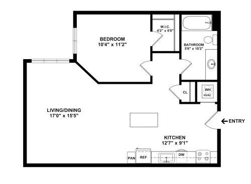 Tazewell - 1 Bed, 1 Bath