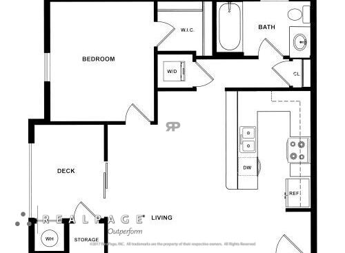 Hollister Village - Plan A3 - 1 bed - 1 bath - 653 sf