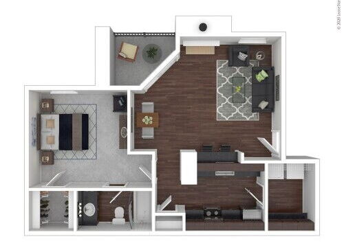 Creekside on the Green - 50% 1 Bed / 1 Bath - 1 bed - 1 bath - 660 sf