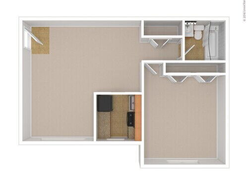 Verona at Suitland Metro - Rome - 1 bed - 1 bath - 645 sf