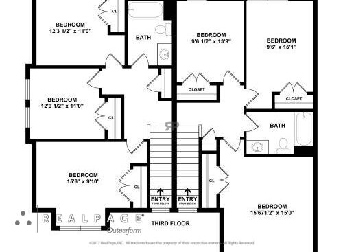 Brittin Village - 3BR - 3 bed - 1.5 bath - 1364 sf