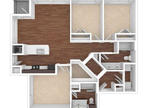 The Studio at Thinkeast - C160 - 3 bed - 2 bath - 1265 sf