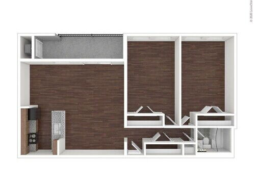 Venice: Beds - 2: Baths - 1: SqFt Range - 1007 to 1007