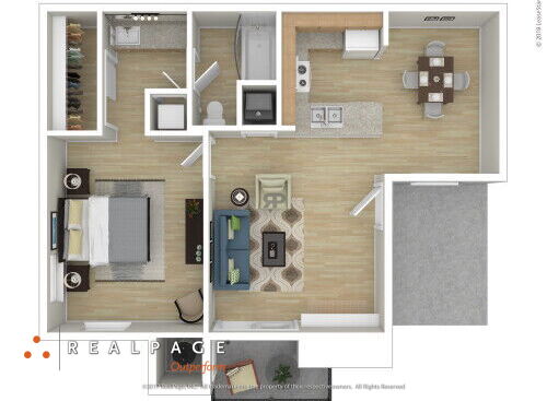 VILLA MEDANOS APARTMENTS - 1 BED 1 BATH - (income restrictions apply) - 1 bed - 1 bath - 718 sf