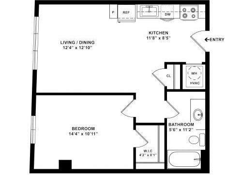 Liberty - 1 Bed, 1 Bath
