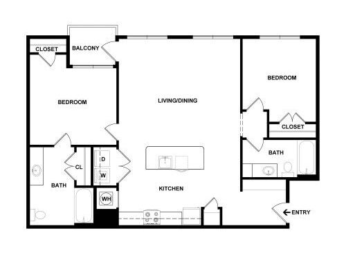 The Studio at Thinkeast - B360 - 2 bed - 2 bath - 1149 sf