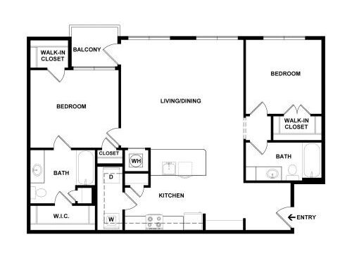 The Studio at Thinkeast - B360 - 2 bed - 2 bath - 1149 sf