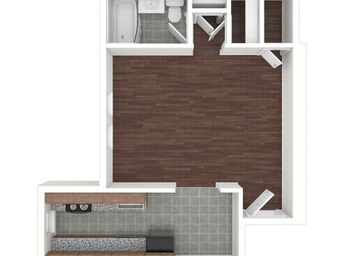 Brightwood Communities - Studio - Studio bed - 1 bath - 400 sf