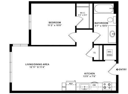 Mosaic - 1 Bed, 1 Bath