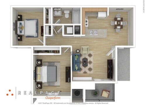 VILLA MEDANOS APARTMENTS - 2 BED 1 BATH - (income restrictions apply) - 2 bed - 1 bath - 815 sf