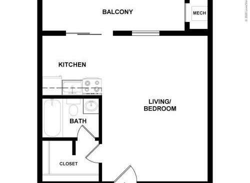 Sorrento: Beds - Studio: Baths - 1: SqFt Range - 491 to 491