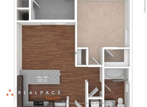 Hollister Village - Plan A1 - 1 bed - 1 bath - 678 sf