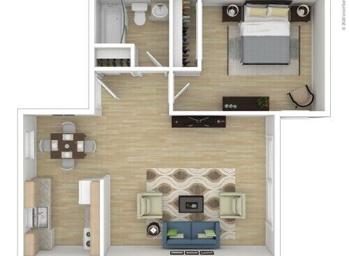 The Valley Apartments - One Bedroom - 1 bed - 1 bath - 700 sf
