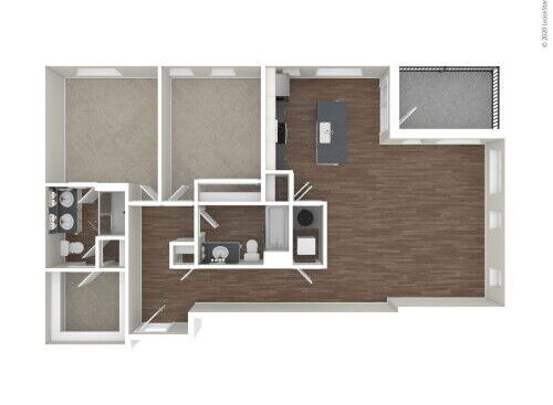 Bridge Park - Mueller - 2 bed - 2 bath - 1414 sf