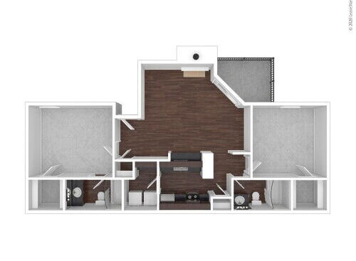 Creekside on the Green - 50% 2 Bed / 2 Bath - 2 bed - 2 bath - 950 sf