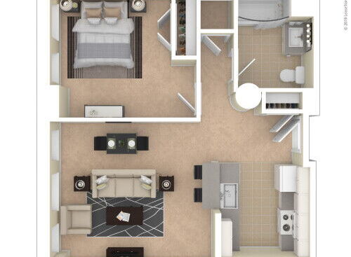 Landmark at Sibley Square - One Bedroom/One Bathroom - 1 bed - 1 bath - 630 sf