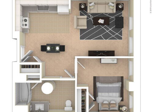 Landmark at Sibley Square - One Bedroom/One Bathroom - 1 bed - 1 bath - 630 sf