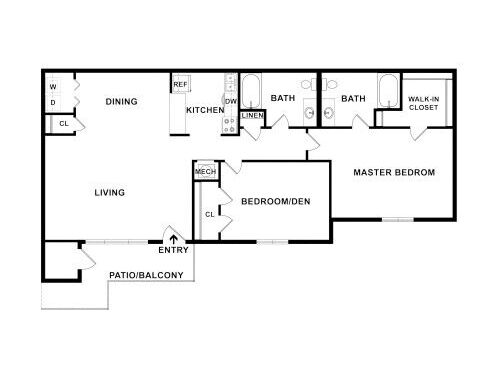 Mountain Ridge - 2BR/2BA - 2 bed - 2 bath - 986 sf