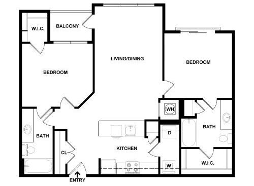 The Studio at Thinkeast - B260 - 2 bed - 2 bath - 1067 sf