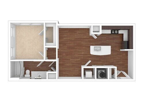 The Studio at Thinkeast - A260 - 1 bed - 1 bath - 670 sf