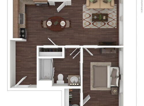 Liberty Lofts - WinnStone 1 Bed / 1 Bath - 1 bed - 1 bath - 738 sf