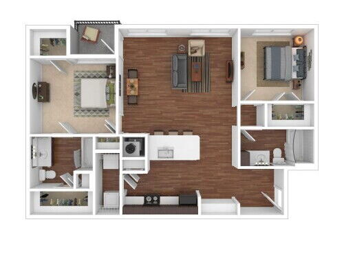 The Studio at Thinkeast - B360 - 2 bed - 2 bath - 1149 sf