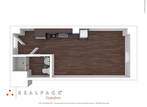 Keystone Flats - The Downtown- 11 - Studio bed - 1 bath - 322 sf