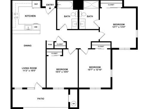2D floor plan