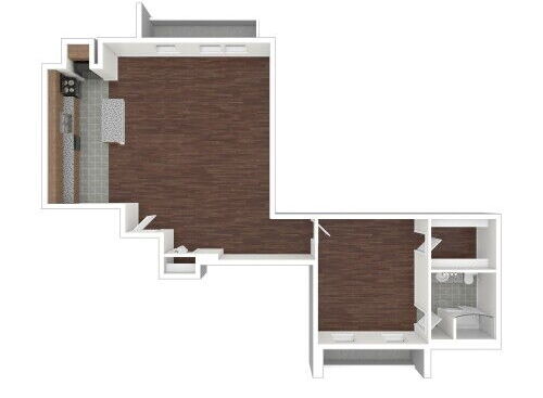 Brightwood Communities - 1 Bedroom - 1 bed - 1 bath - 600 sf