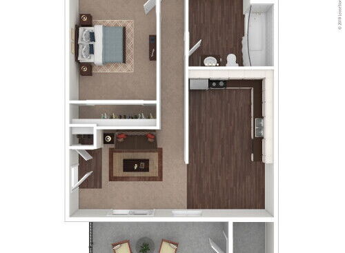 The Park at Redstone - 1x1 - 1 bed - 1 bath - 650 sf