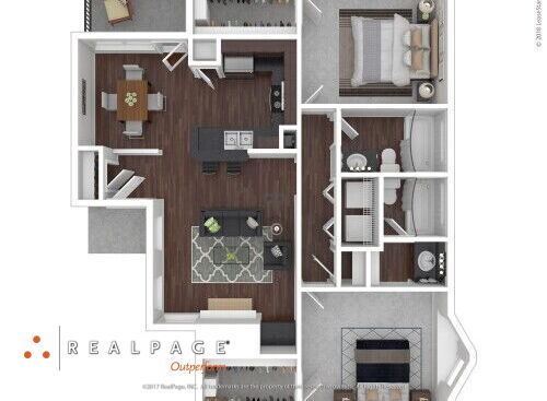 B2102: Beds - 2: Baths - 1.5: SqFt Range - 900 to 900