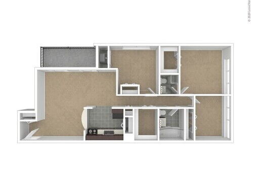 Verona at District Heights - Siena - 3 bed - 2 bath - 1150 sf