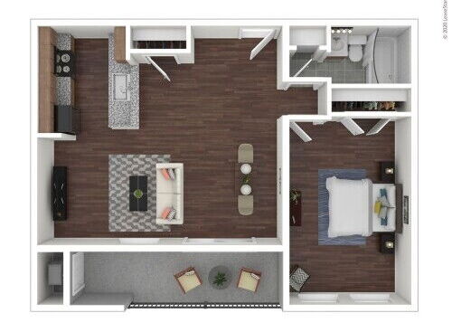 Capri - A: Beds - 1: Baths - 1: SqFt Range - 754 to 754