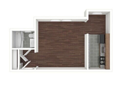 Brightwood Communities - Studio - Studio bed - 1 bath - 400 sf