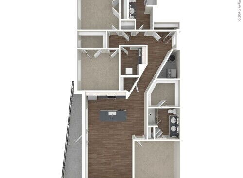 Bridge Park - Weston - 3 bed - 2 bath - 1733 sf