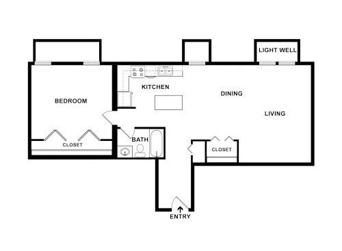 Brightwood Communities - 1 Bedroom - 1 bed - 1 bath - 600 sf