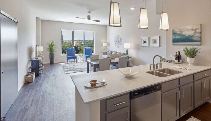 luxury apartments kitchen