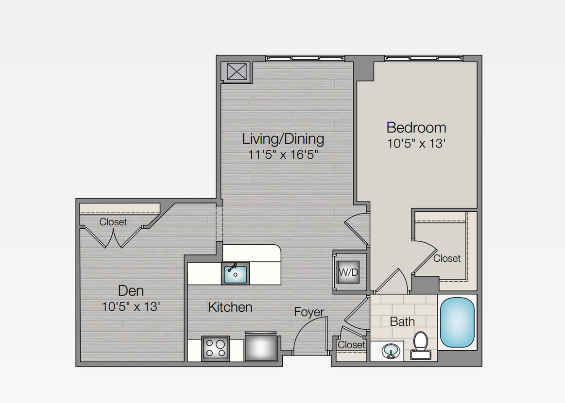 Apartment 540 floorplan