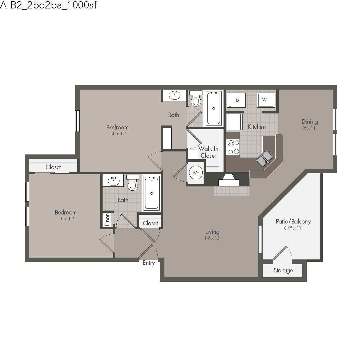 The Percy Luxe floor plan
