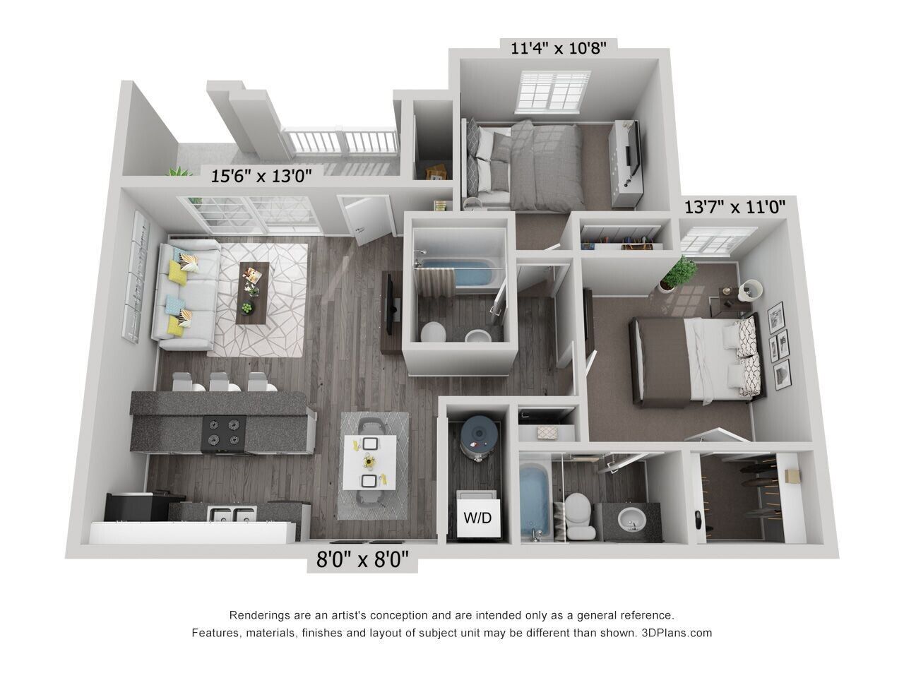 Maple floor plan