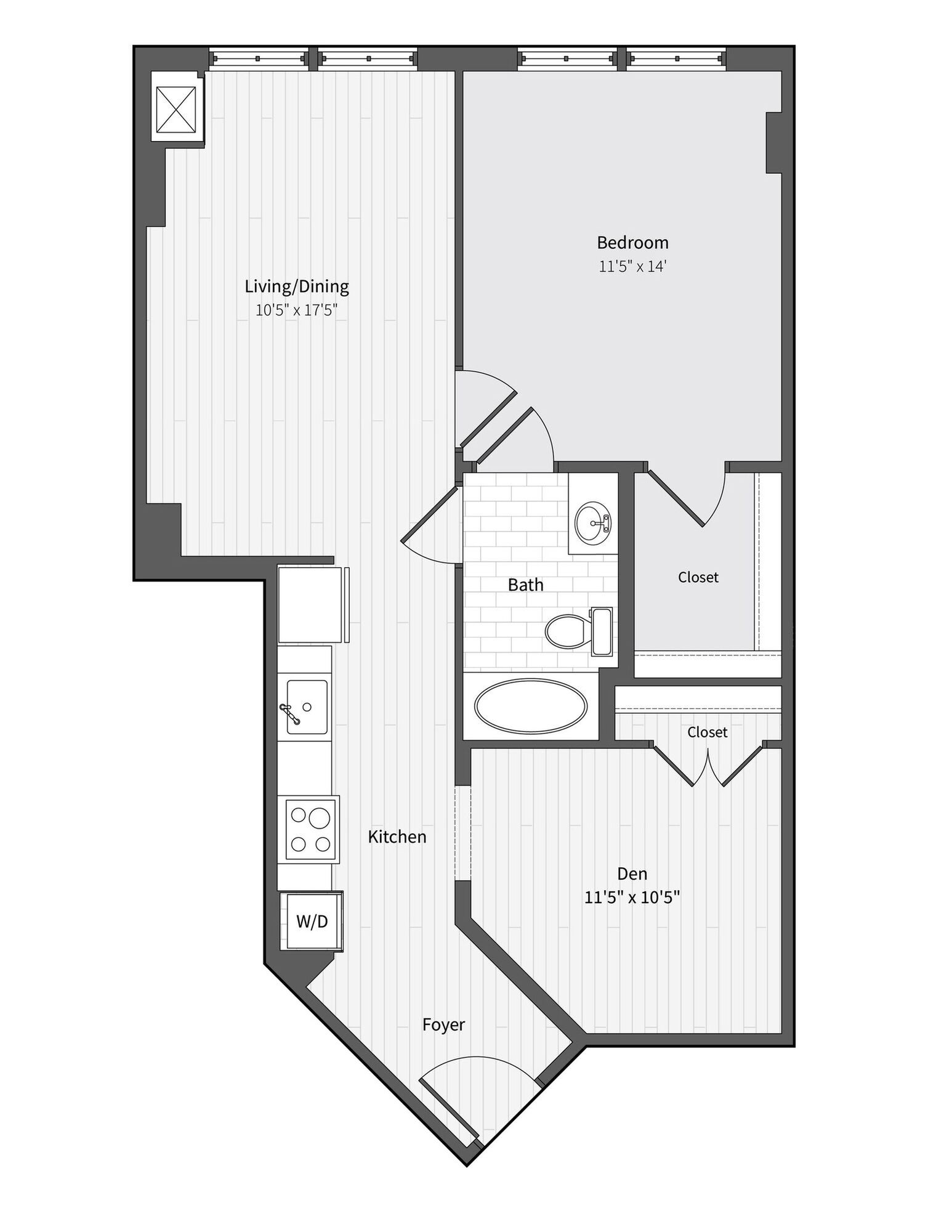 Apartment 565 floorplan