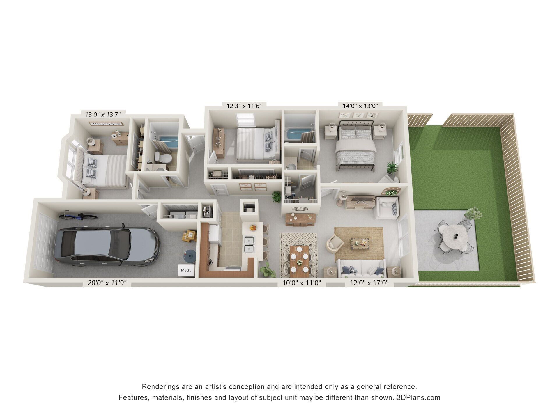 Large - Renovated floor plan