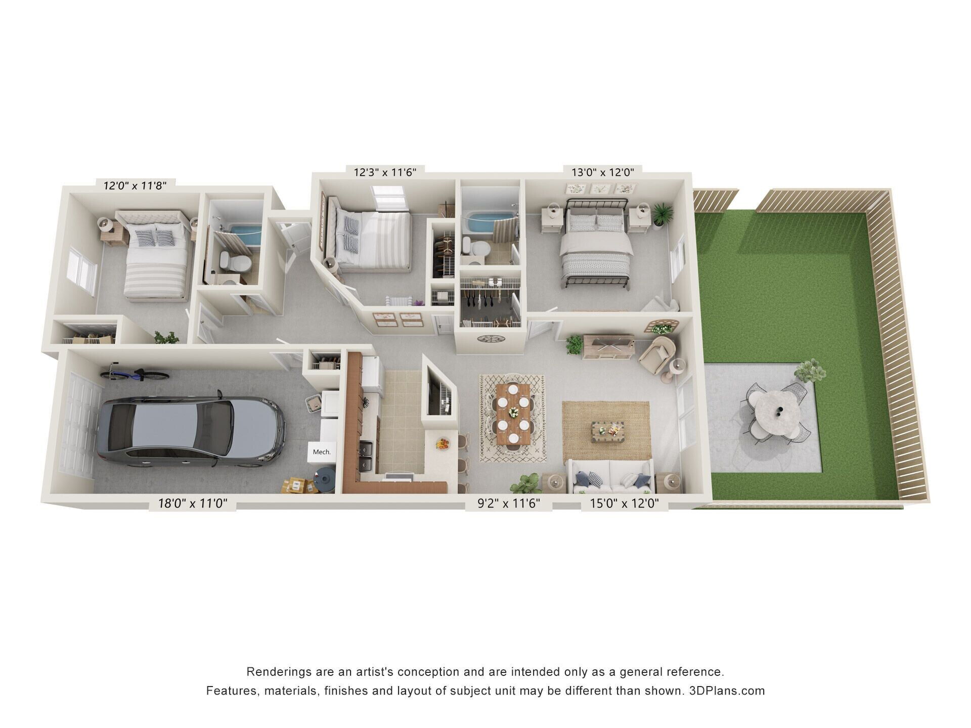 Regular - Renovated floor plan