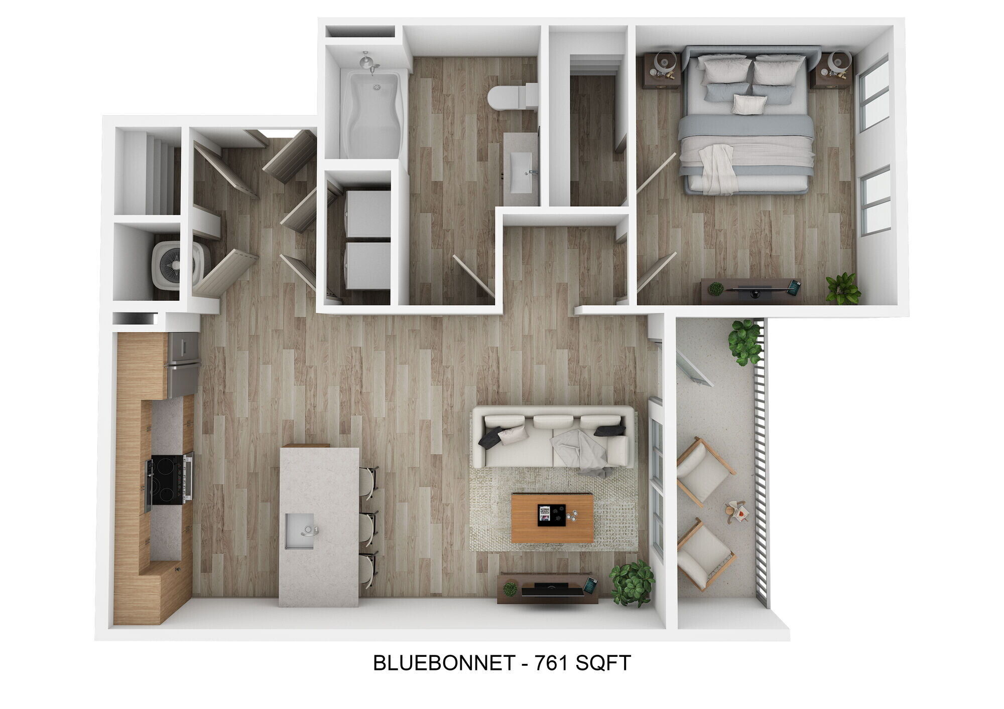 Blue Bonnet Yard floor plan