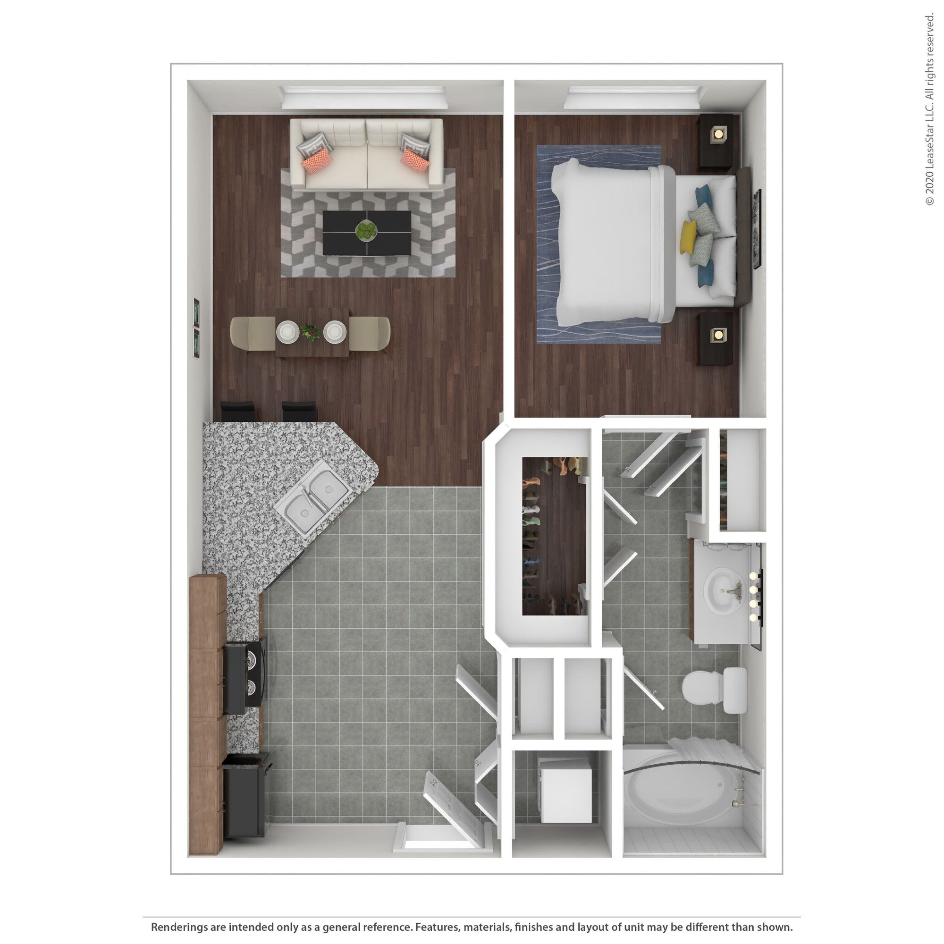 E1 floor plan