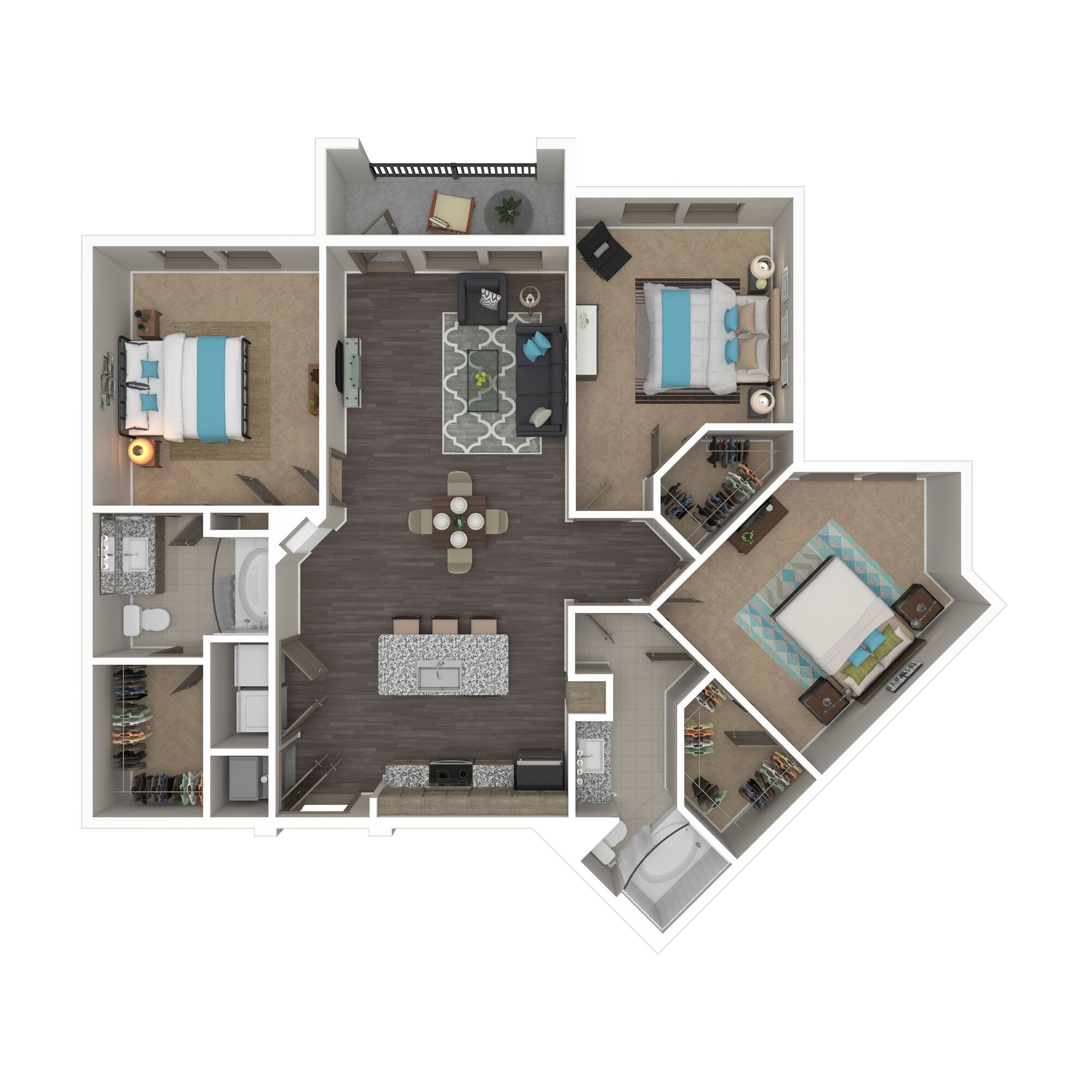 The Baliari floor plan